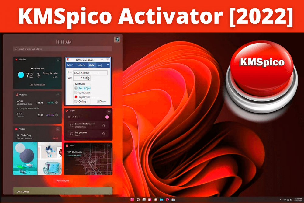 KMSpico Activator Tool Interface